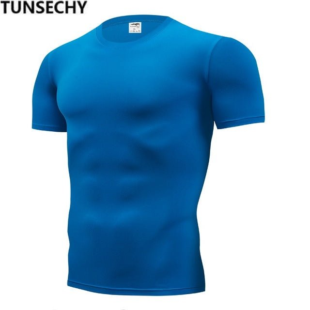 Men's Short Sleeve Compression T-shirts image 22