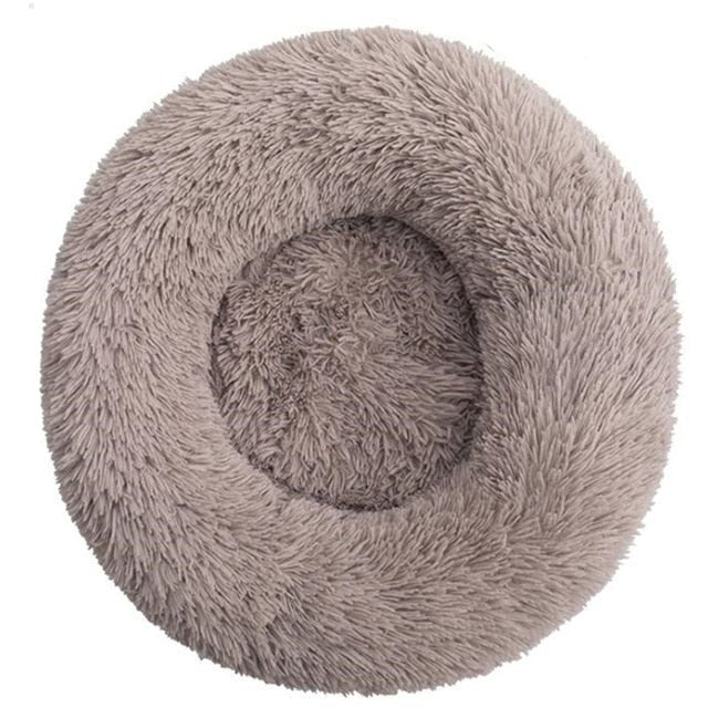 Super Soft Washable Dog and Cat Pet Bed - Light coffee, 50cm image