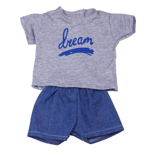 13 Styles Pajamas, Nightgown and Sleepwear Fit | 18 Inch American & 43CM Baby Doll Clothes Accessories - M212 image