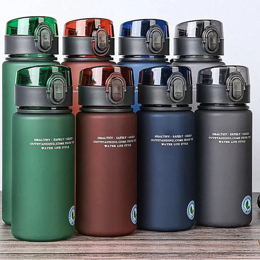 Brand BPA Free Leak Proof Sports Water Bottle High Quality Tour Hiking Portable My Favorite Drink Bottles 400ml 560ml image 0