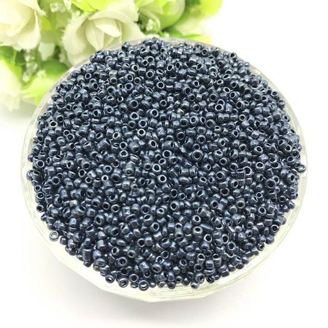 1000pc Czech Glass Seed Beads Accessories for Bracelet and Necklace Jewelry Making - 59 image