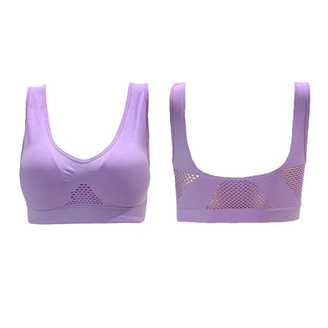 Jerrinut Seamless Breathable Wireless Push Up Bra Underwear With Pads image