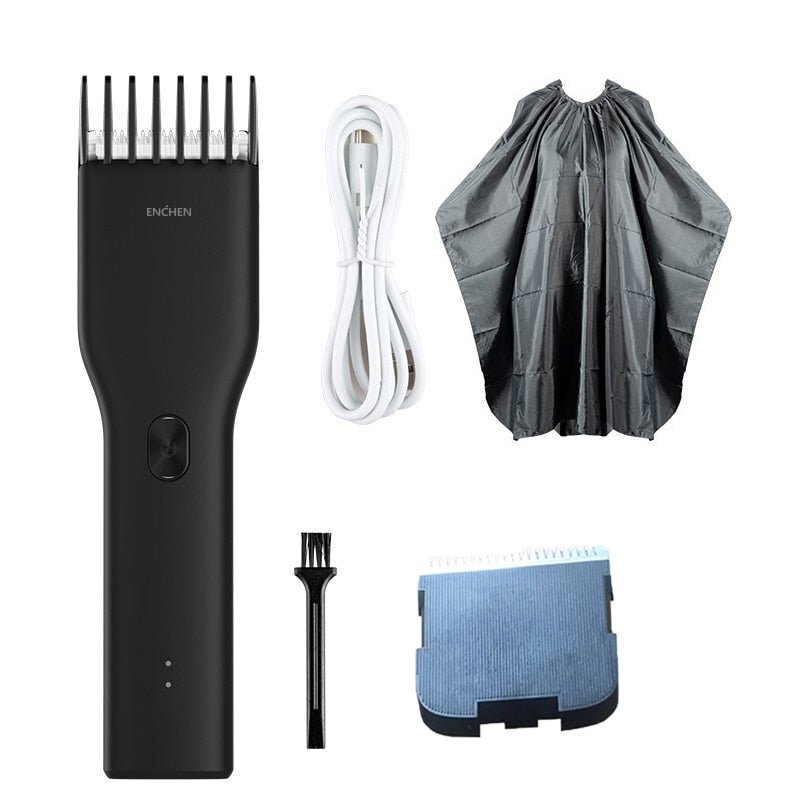 ENCHEN Mens Electric Cordless Hair Clippers and Trimmer - Black Set 4 image