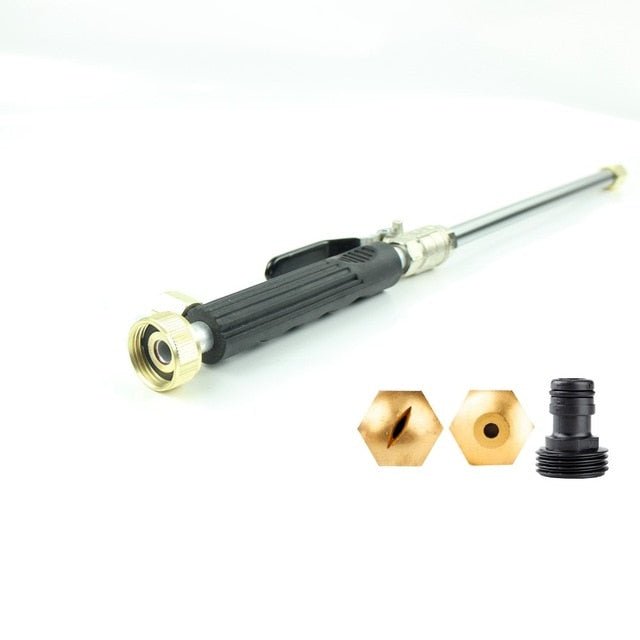 High Pressure Power Water Gun Metal Car Washer Spray and Garden Washer Tool - Black image