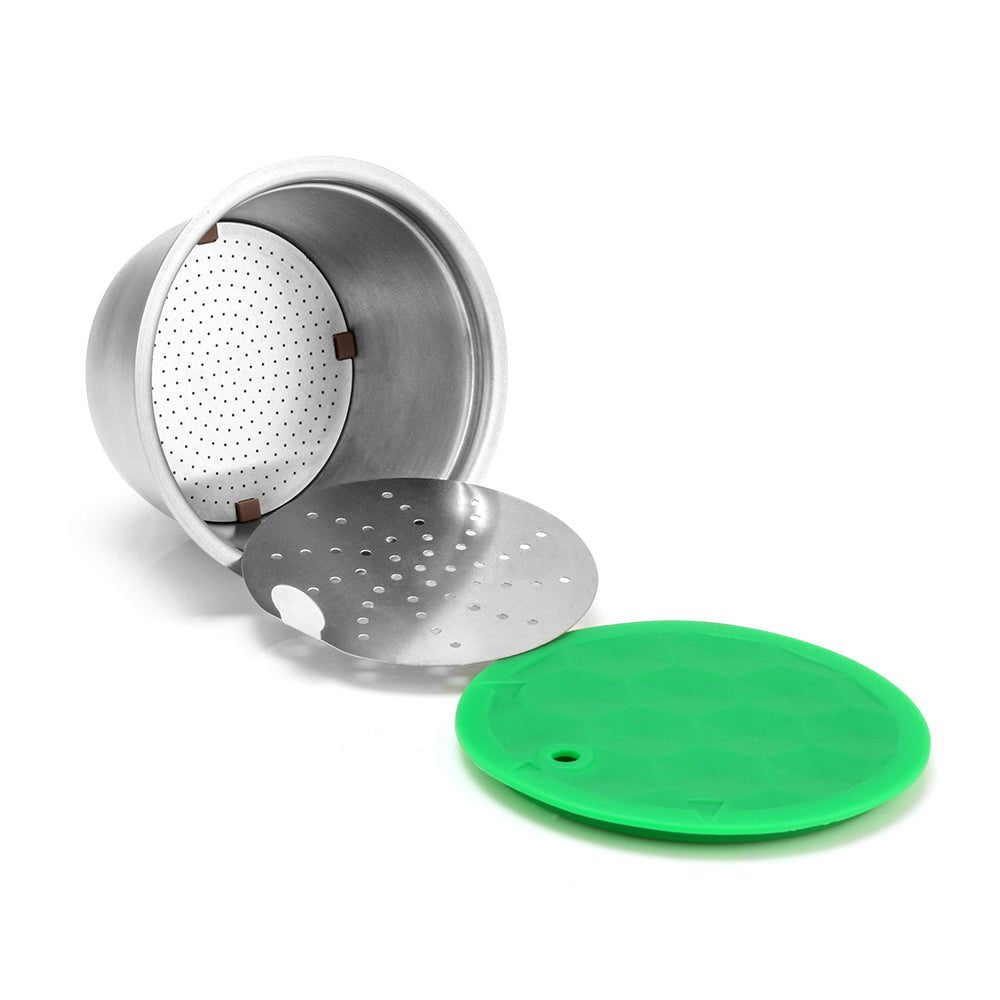STAINLESS STEEL Metal Reusable Dolce Gusto Capsule Compatible with Nescafe Coffee Machine Refillable Dolci Filter Dripper Tamper image 11
