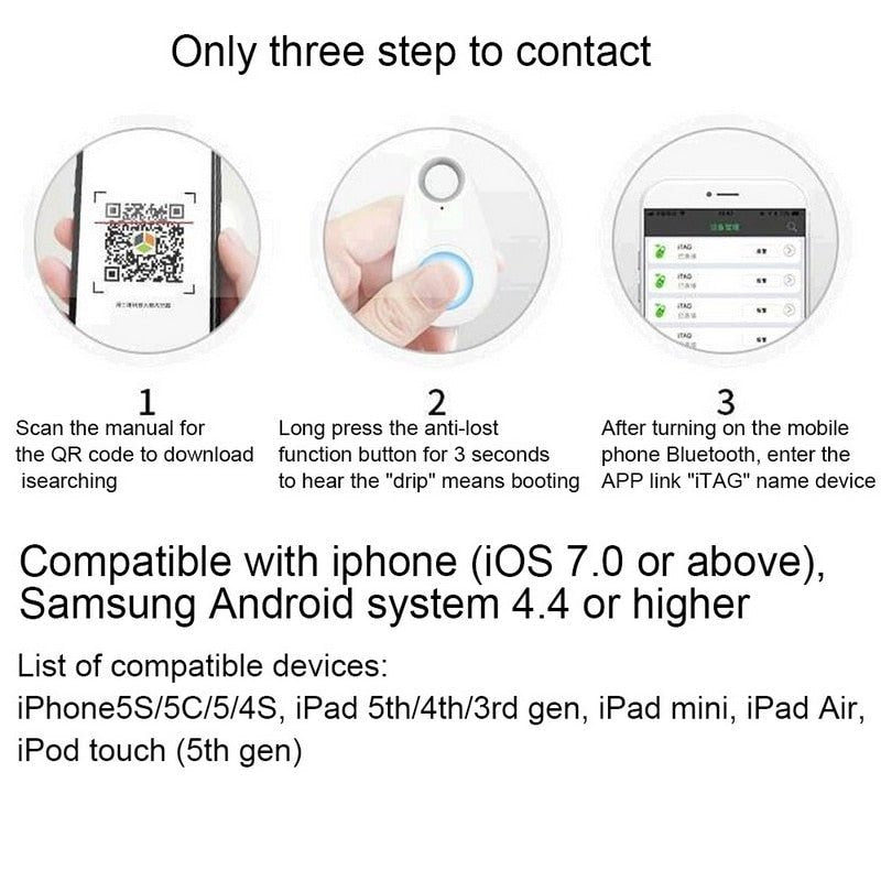 Pets Smart Mini GPS Tracker | Anti-Lost Waterproof Bluetooth Tracer For Pet | Dog, Cat, Keys, Wallet, Bag, Kids Trackers Finder Equipment image 21