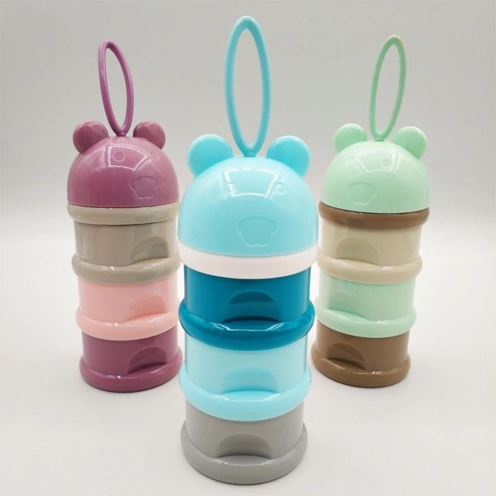 3 layer Frog Style Portable Baby Food Storage Box | Essential Kid's Food Container image 6
