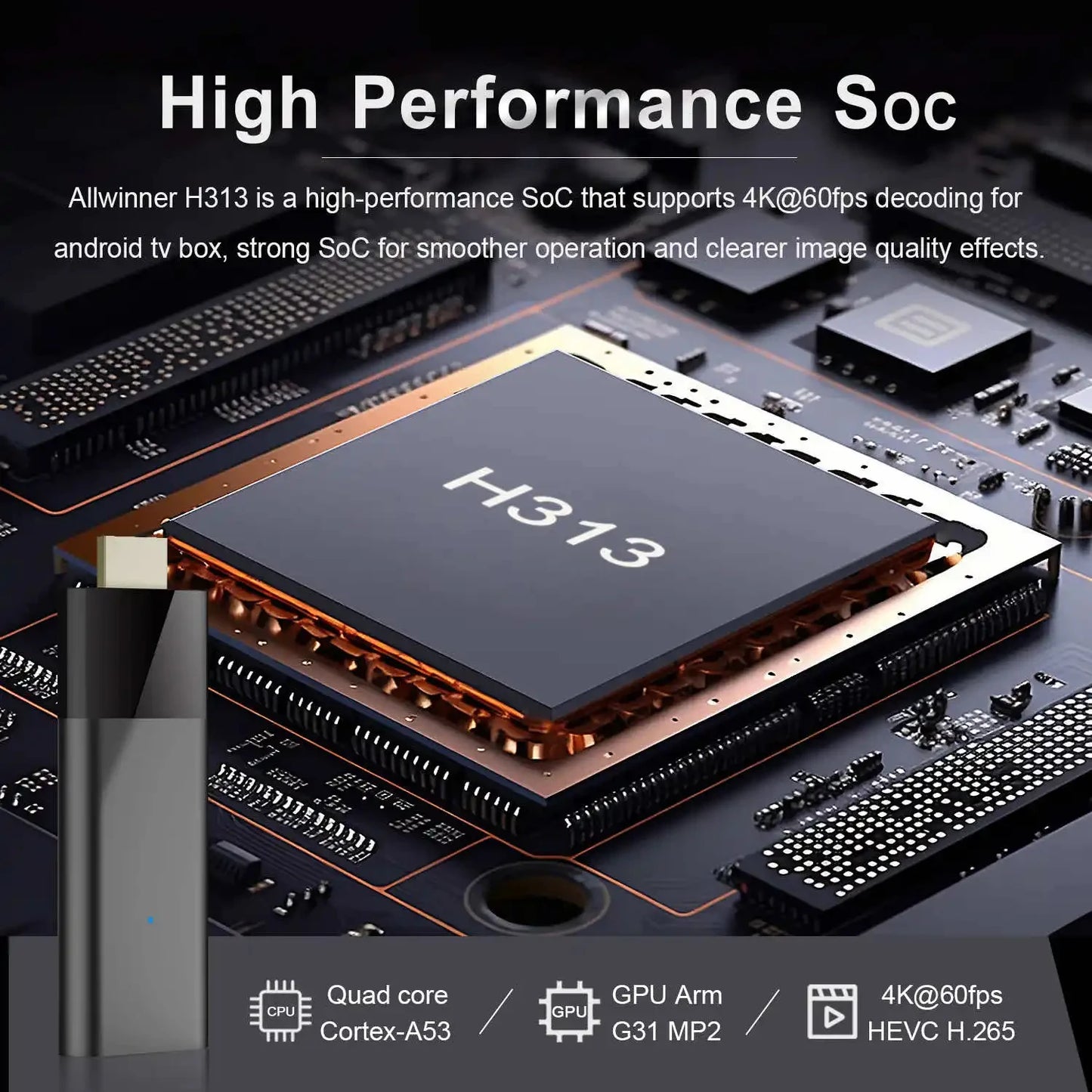 Q6 Android 10 TV Stick HDR Set Top OS 4K 1080P WiFi 6 2.4/5.8G Smart TV Sticks For Google YouTube NETFLIX Network Media Player image 11