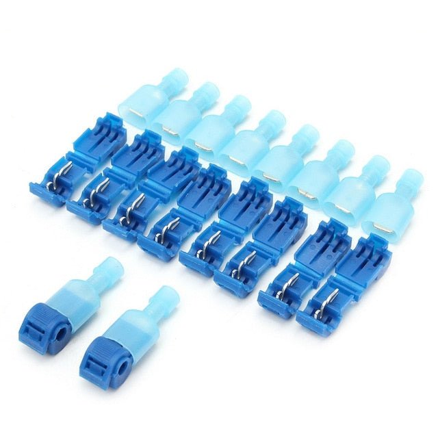50Pcs(25set) Quick Electrical Cable Connectors - Blue, 40pcs(20set) image