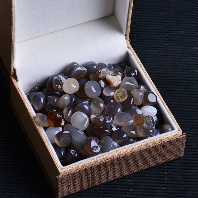 50g Natural Quartz Stones | Crystal mini rock mineral Specimen | Aquarium Stone Home decoration Craft - agate 2 image