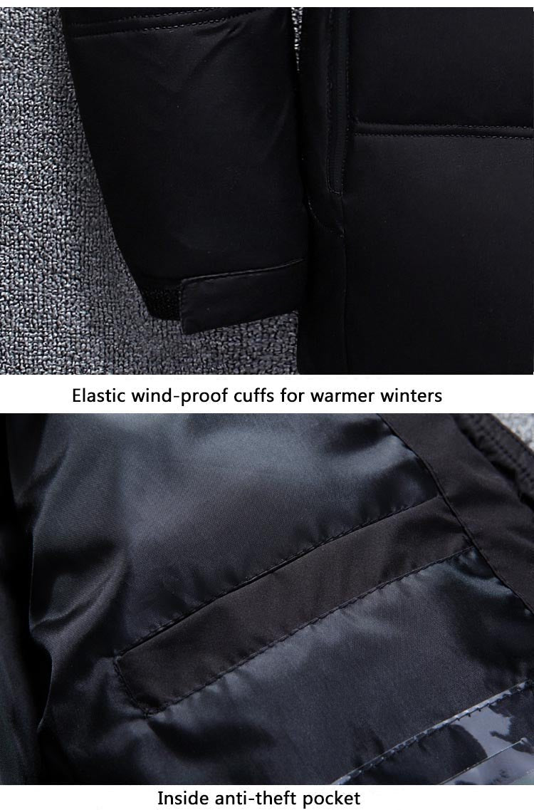 New Winter Jacket | Men High Quality Casual Coat | Hood Thick Warm Waterproof Jacket | Male Winter Parkas Outerwear image 11