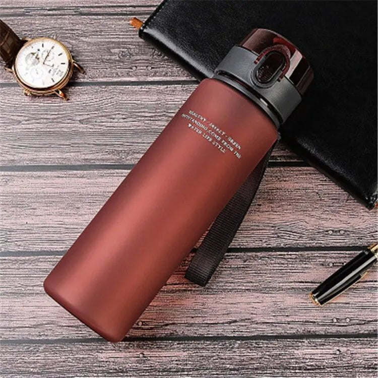 Brand BPA Free Leak Proof Sports Water Bottle High Quality Tour Hiking Portable My Favorite Drink Bottles 400ml 560ml - 560ml, Red image