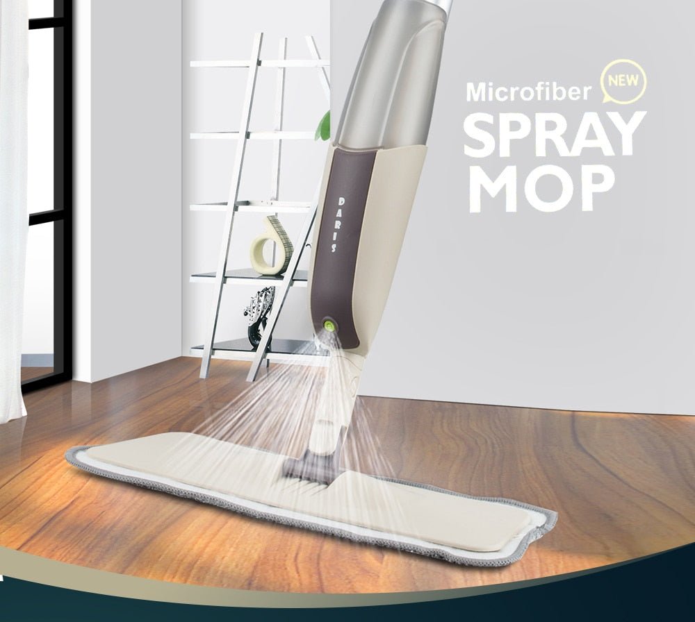 Spray Floor Mop with Reusable Microfiber Pads image 13