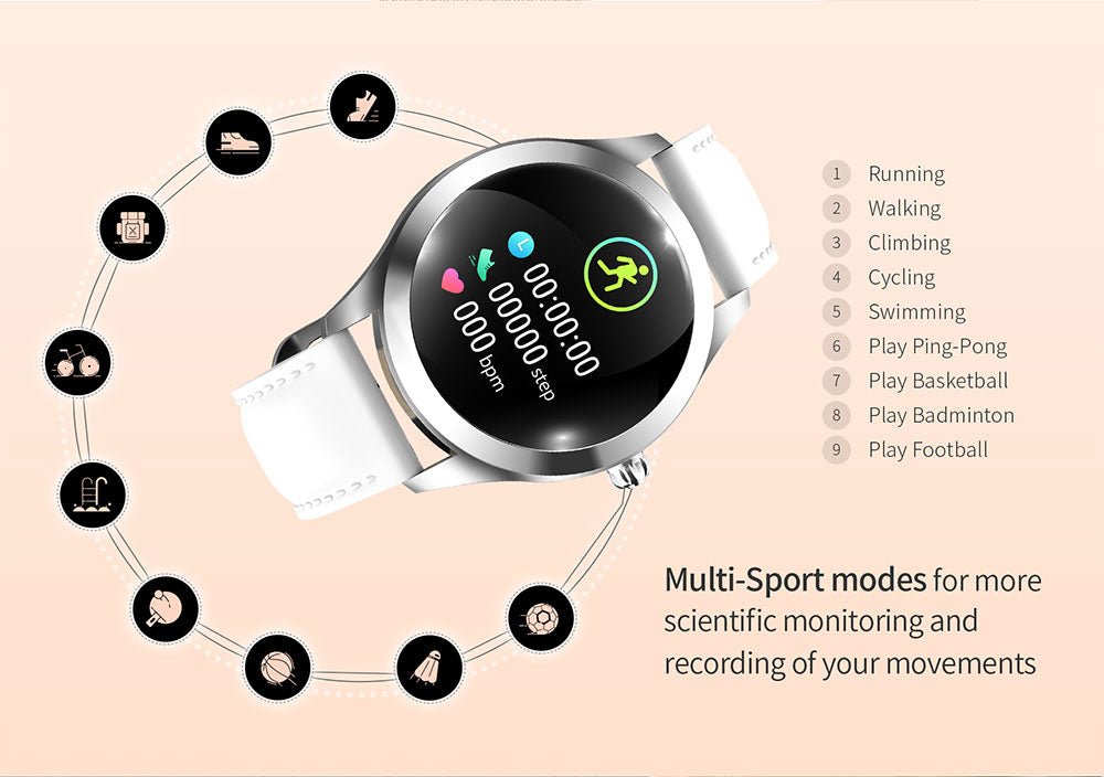 IP68 Waterproof Smart Watch for Women image 5