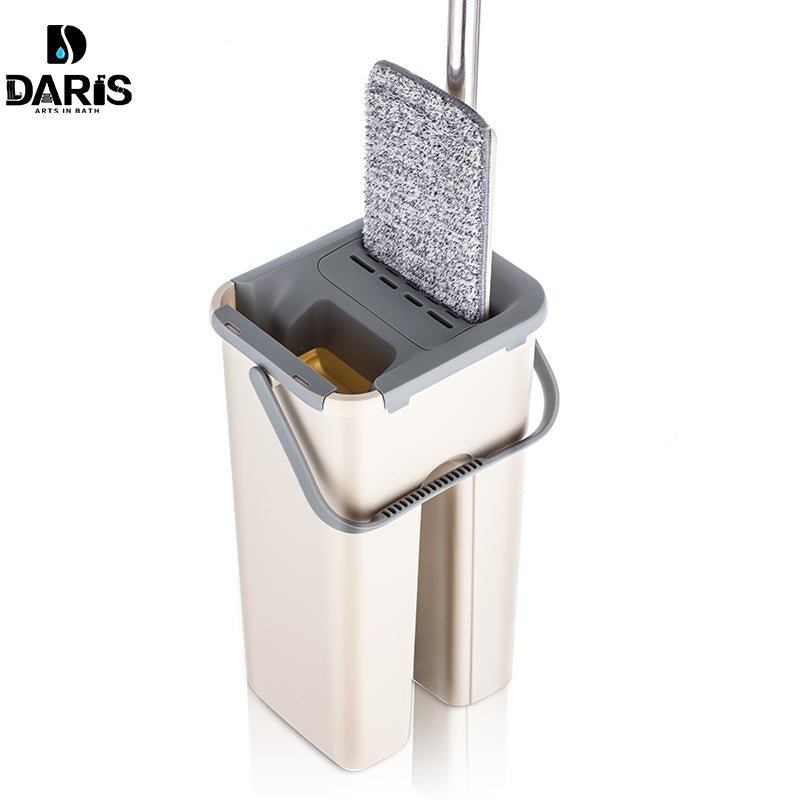 Hands-free Flat Squeeze Mop and Bucket Wringer image 21