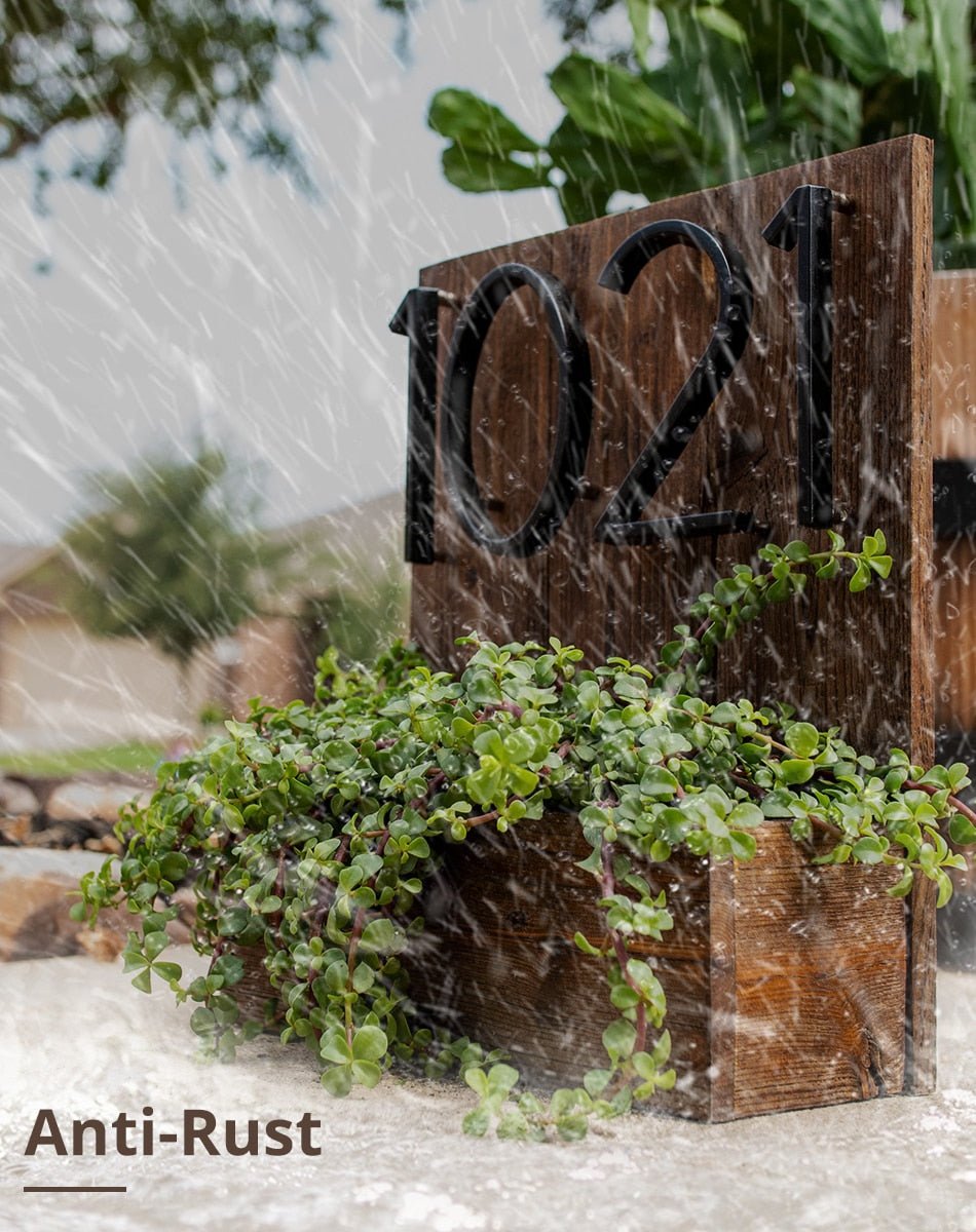 125mm Big Modern Floating House Number and Letters image 17