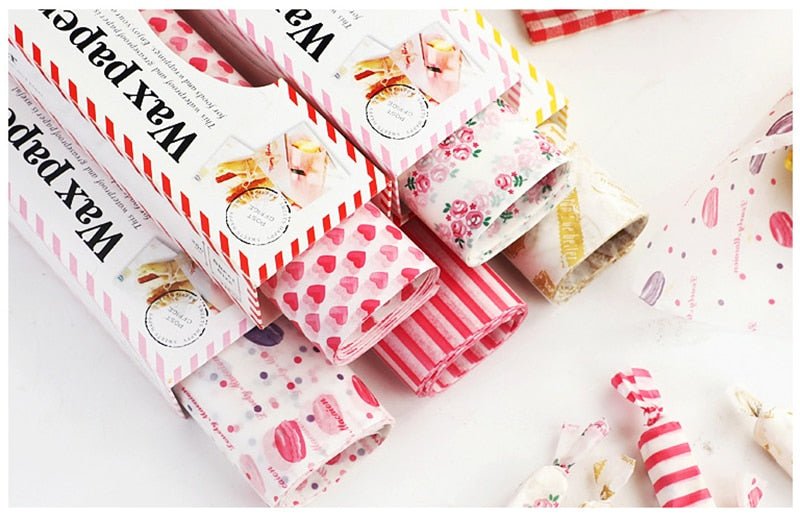 50Pcs/Lot Wax Paper Food Grade Grease Paper Food Wrappers |Wrapping Paper For Bread Sandwich Burger Fries | Oilpaper Baking Tools image 19