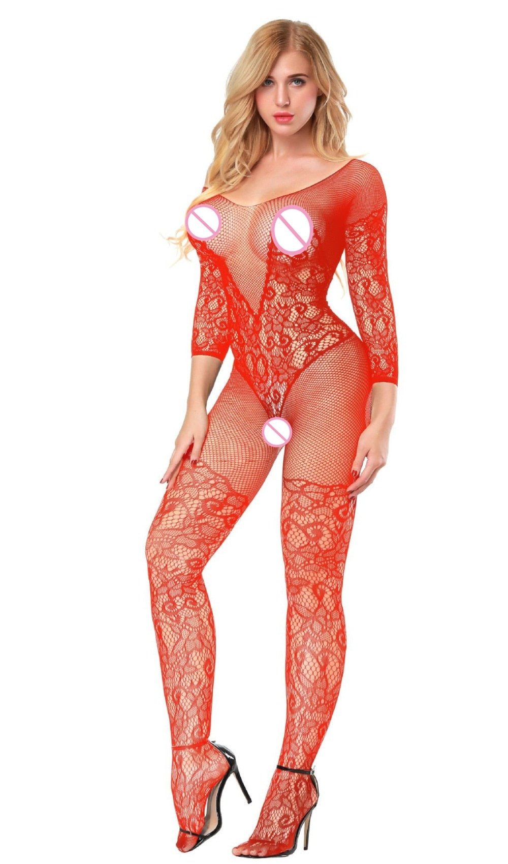 Sexy Lingerie Erotic Teddies Bodysuits Mesh image 8