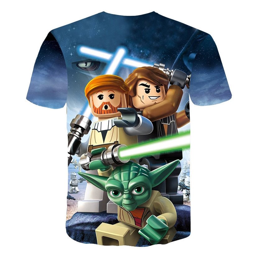 New Novelty 3D Printed Kids Compression Tee-shirt image 11