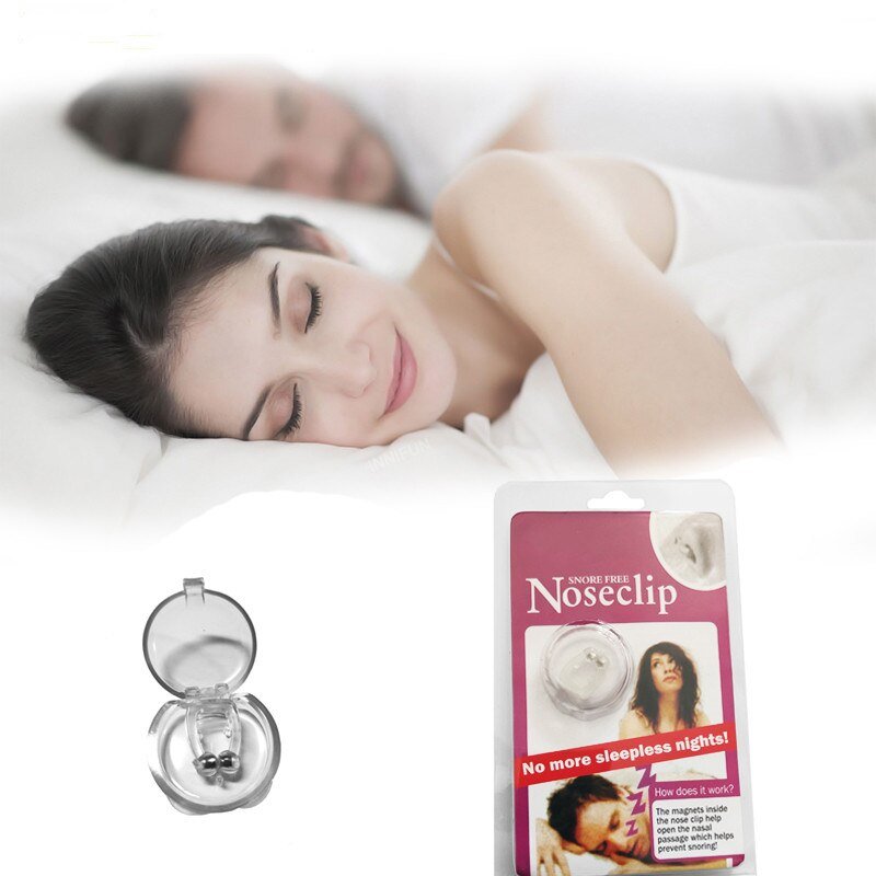 Silicone Magnetic Anti Snore Nose Clip image 10