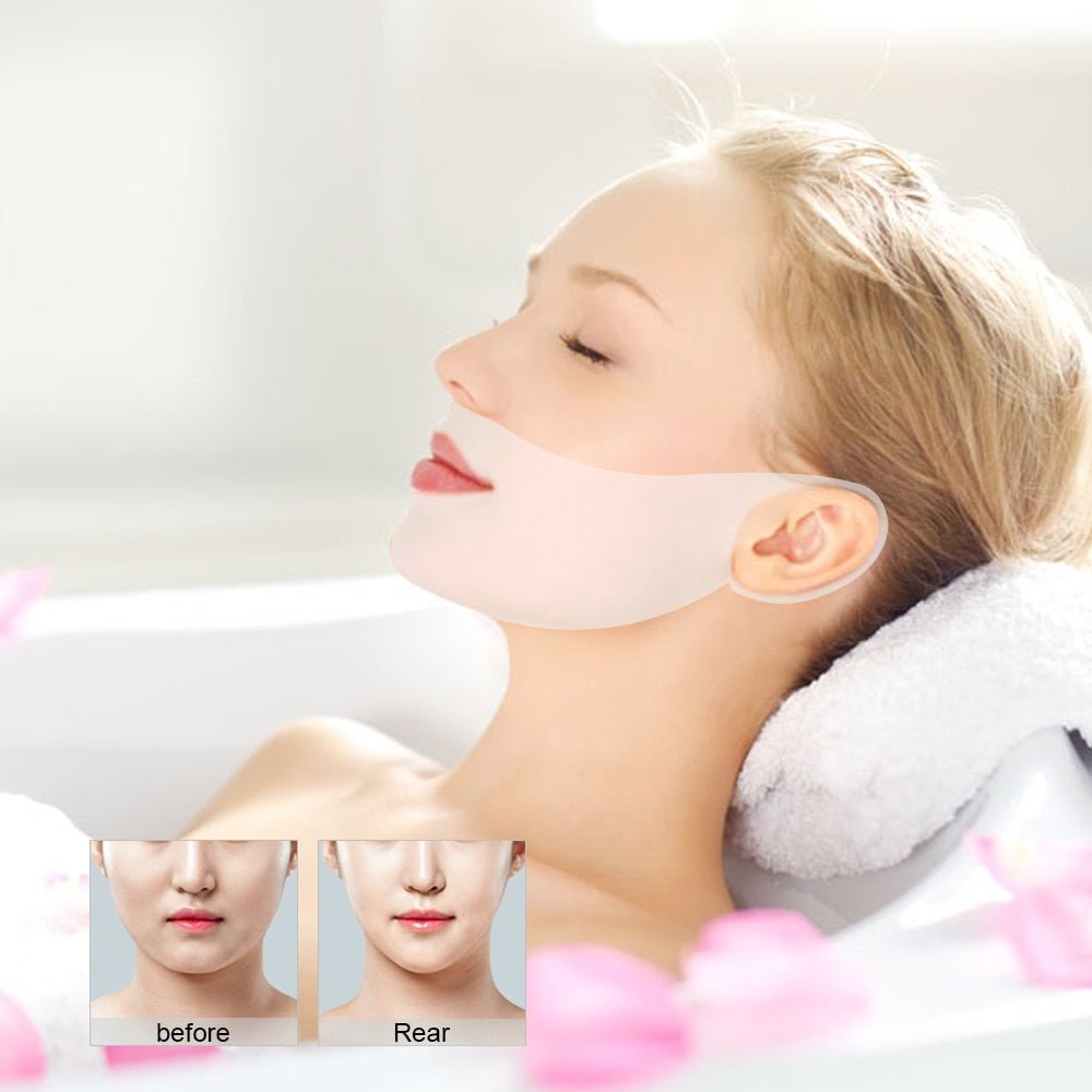 Delicate Thin Face Slimming Bandage | Face Lifting Miracle V Shaped Slimming Mask and Facial Line Remover image 13