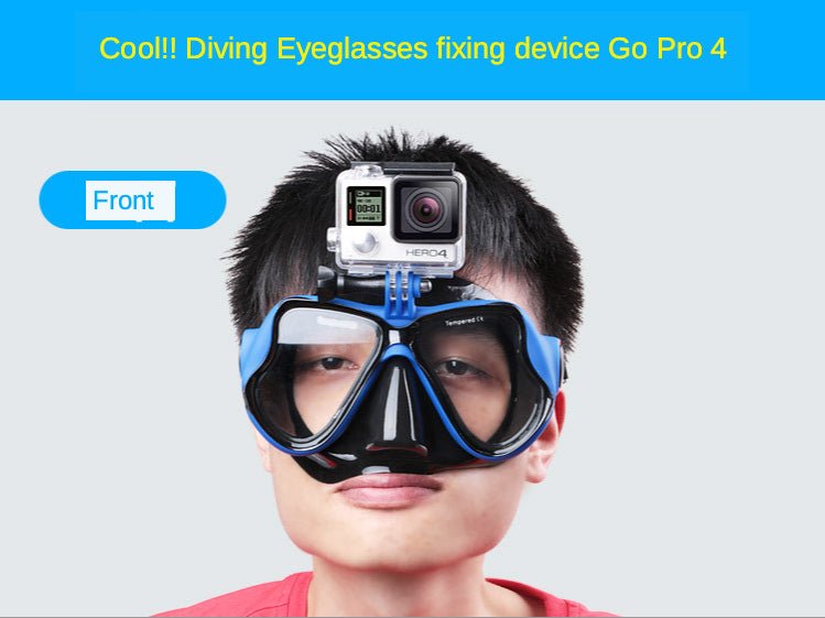 Diving Snorkeling Anti-fog swimming Goggles Camera Tube Mask Set image 31