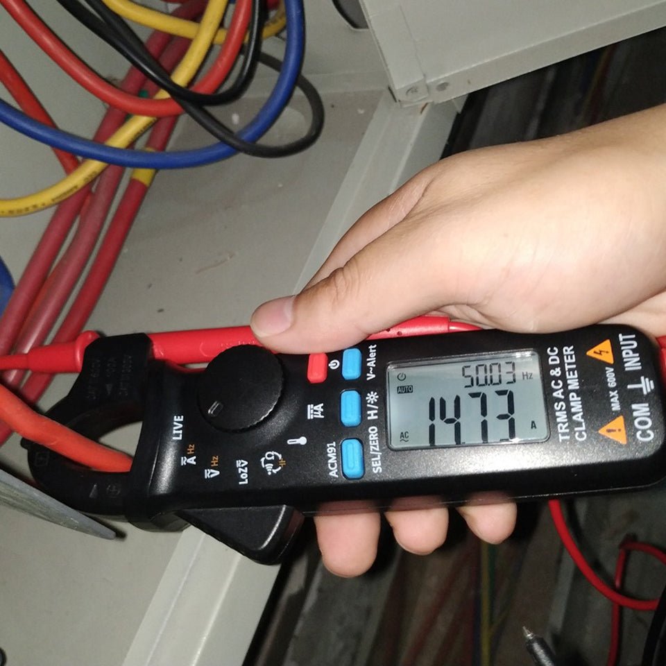 High-Precision Digital Clamp Meter – T-RMS Multimeter for DC/AC, Voltage, Temp, and More image 10