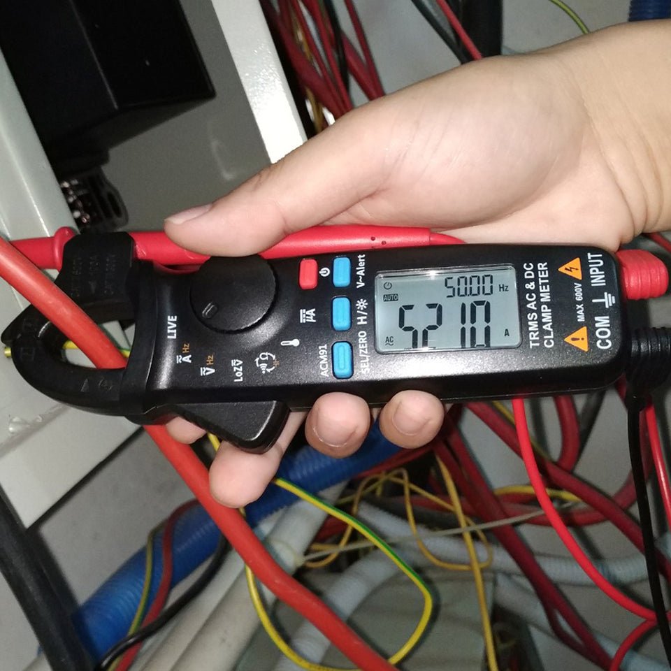 High-Precision Digital Clamp Meter – T-RMS Multimeter for DC/AC, Voltage, Temp, and More image 11