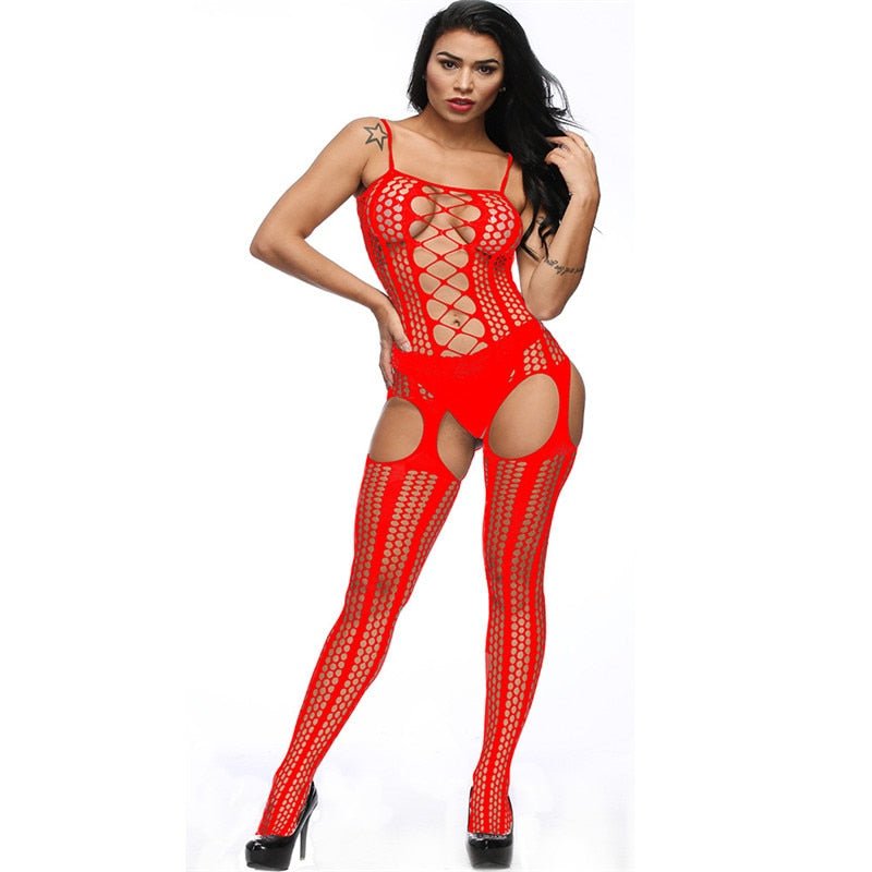 Sexy Lingerie Erotic Teddies Bodysuits Mesh image 30