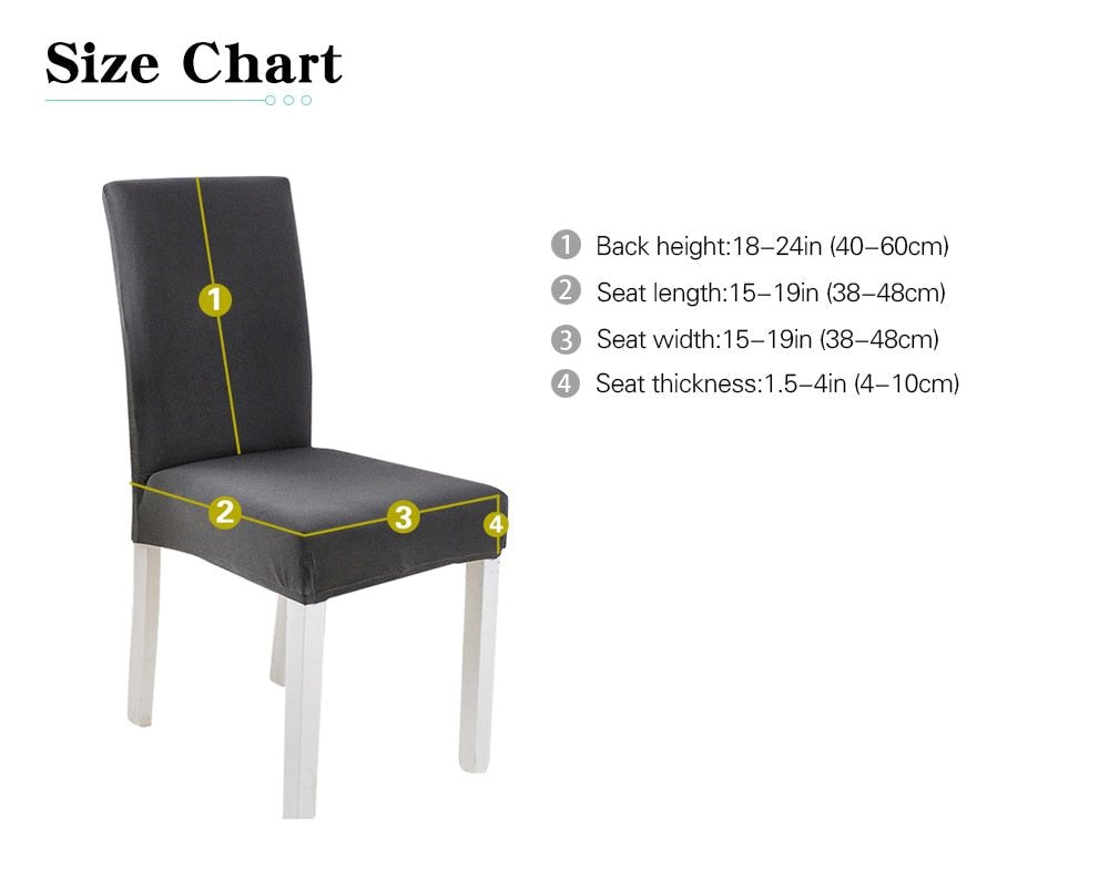Spandex Desk Chair Seat Slipcovers image 16