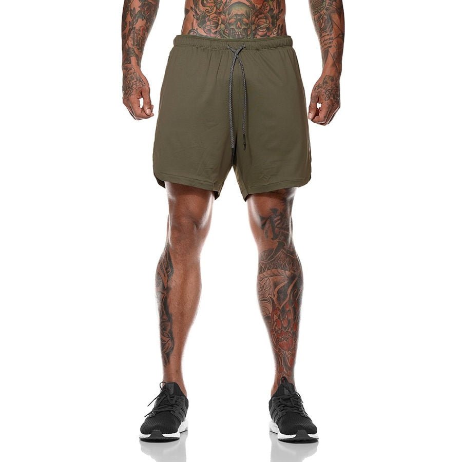 Mens 2 in 1 Running Jogging and Leisure Shorts image 15