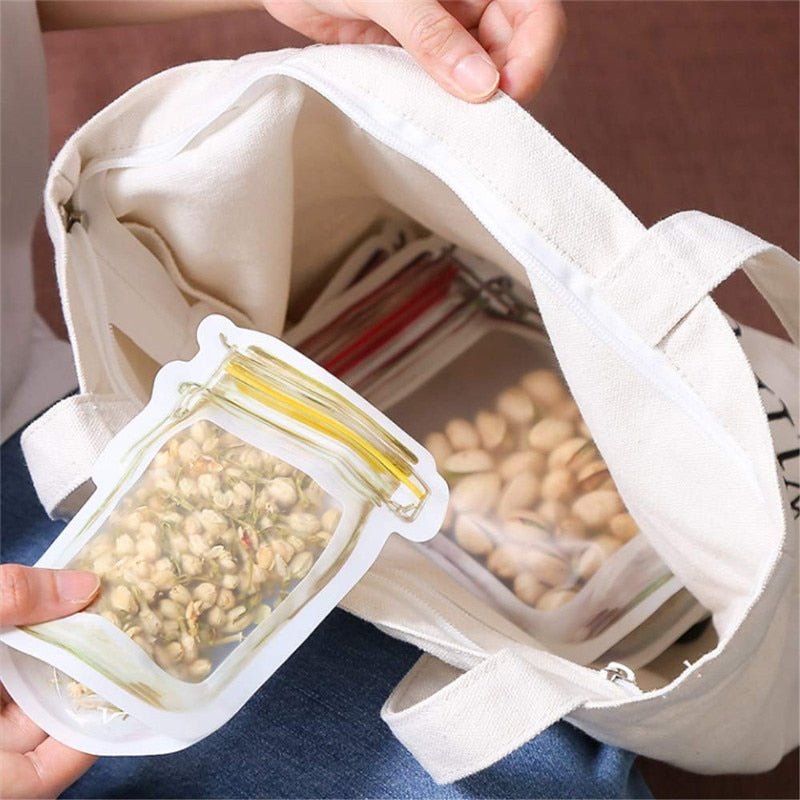 Reusable Mason Jar Bottles Storage Bags image 2