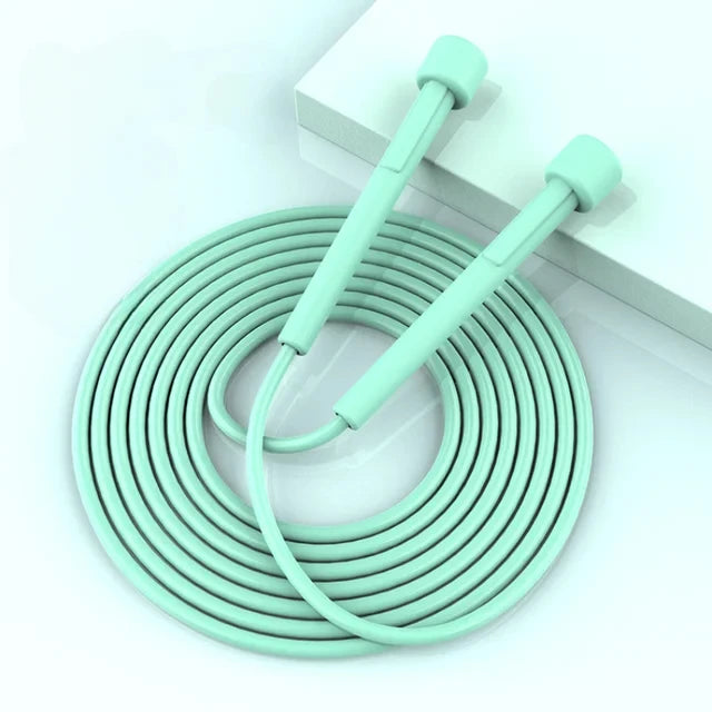 Speed Skipping Rope for Men and Women | Adult Jump Rope for Weight Loss, Children Sports, Portable and Professional Fitness Equipment - Green image
