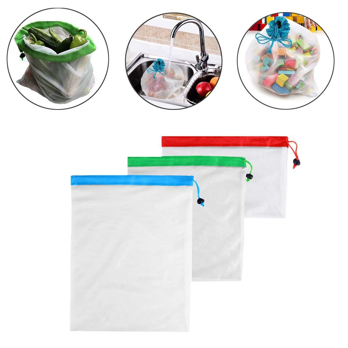 Reusable Mesh Produce and Storage Bags image 6