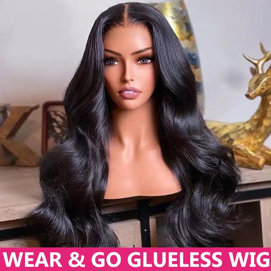 Wear & Go Glueless Brazilian Body Wave 13x6 HD Lace Wig ‚Äì Pre-Plucked, Ready-to-Wear Human Hair for Effortless Style image