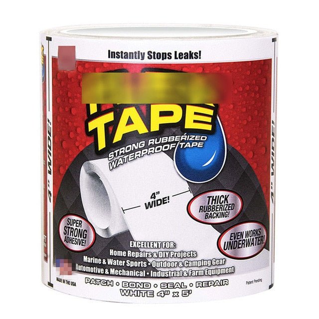 1.52m Adhesive Super Strong Fiber Waterproof Stop Leaks Repair Tape Seal image