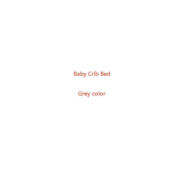 Portable Anti-rollover Baby Crib Nest Bed With Pillow - Grey TI177AB image