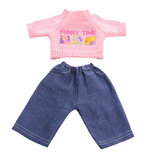 13 Styles Pajamas, Nightgown and Sleepwear Fit | 18 Inch American & 43CM Baby Doll Clothes Accessories - N823 image