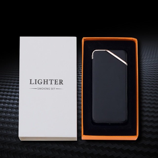 New Double Plasma Windproof Electric Arc Cigarette Lighter image 18