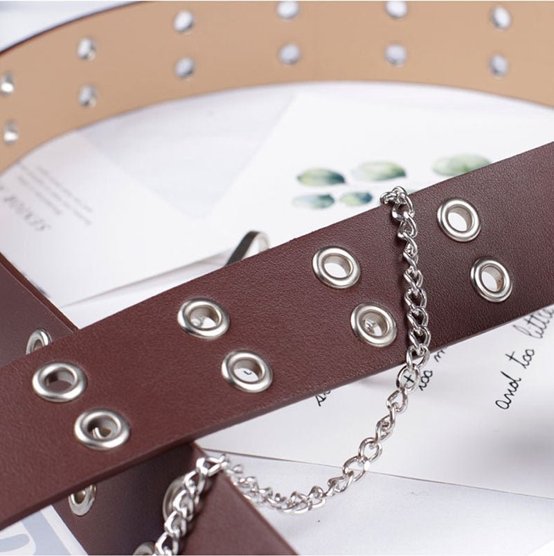 YBT Women Leather Pin Buckle Belt image 20