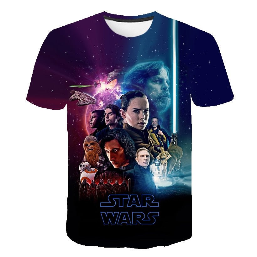 New Novelty 3D Printed Kids Compression Tee-shirt image 5