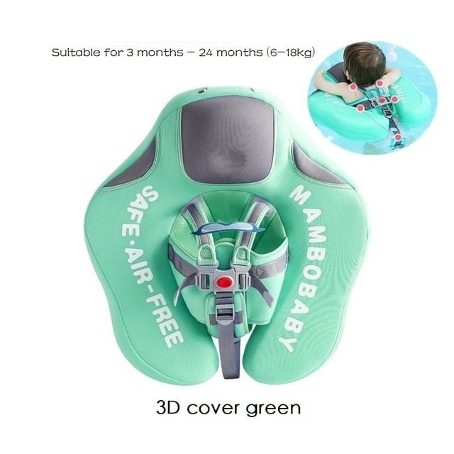 Solid Non-inflatable Baby Swimming Ring Float Swim Trainer Sunshade image 1