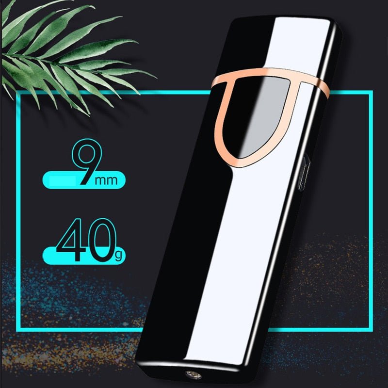 New Double Plasma Windproof Electric Arc Cigarette Lighter image 6