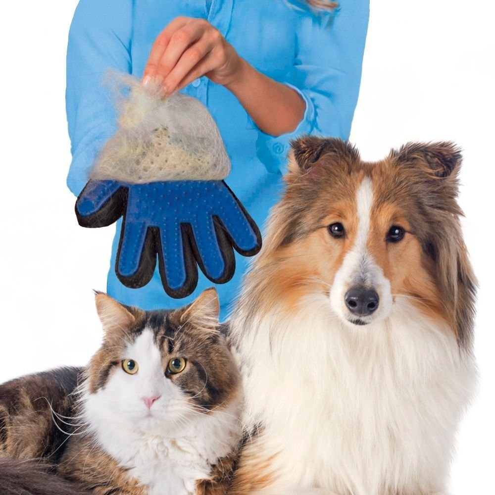 Nicrew Cat Grooming Glove | Pet Hair Deshedding Brush image 12