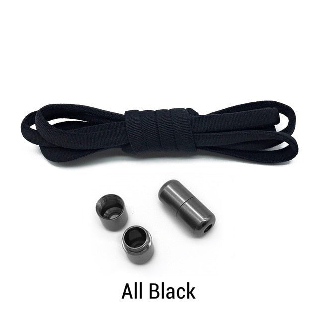 Elastic No Tie Semicircle Metal Lock Shoe Laces For Kids and Adult Sneakers and All Shoes image 15