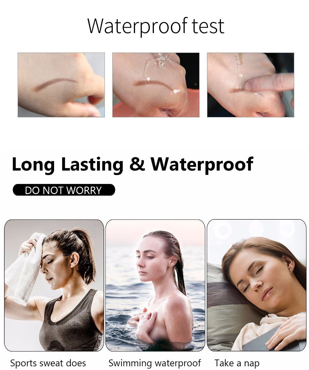 5-Color Four-Pronged Eyebrow Pencil Eyebrow Brush Split Liquid Waterproof Long-Lasting Eyebrows Enhancer Pencil Eyebrow Shadow image 24