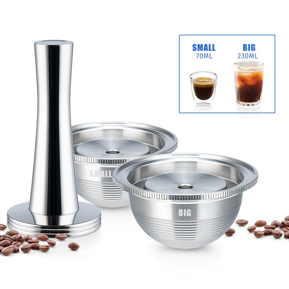 Stainless Steel Reusable Capsule For Nespresso Vertuoline Vertuo Coffee Maker Machine Espresso Filter Pod Don't Fit Vertuo Next image 0