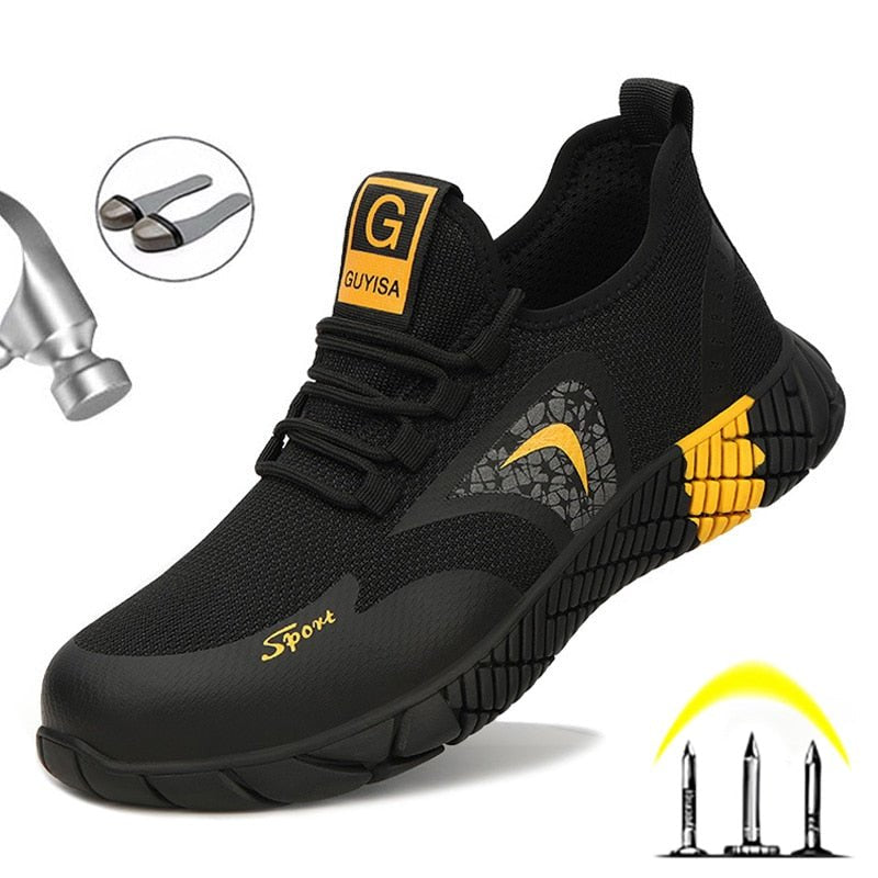 Indestructible Work Safety Breathable Outdoor Casual Anti-smashing and Piercing Sneaker Shoe Boot image 5