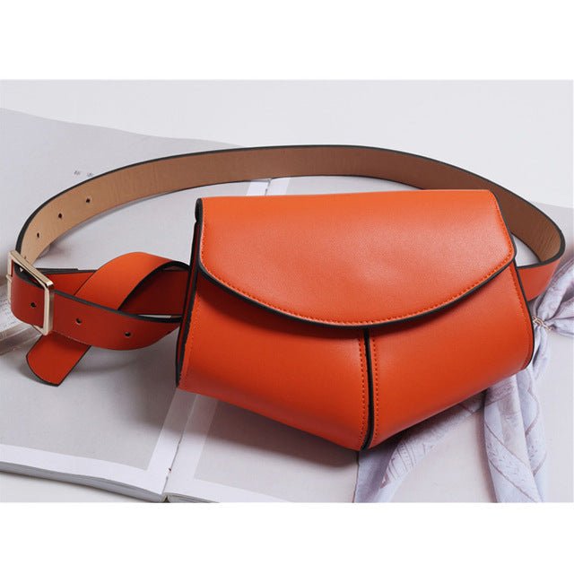 New Fanny Pack Waist Belt Bag - Orange image