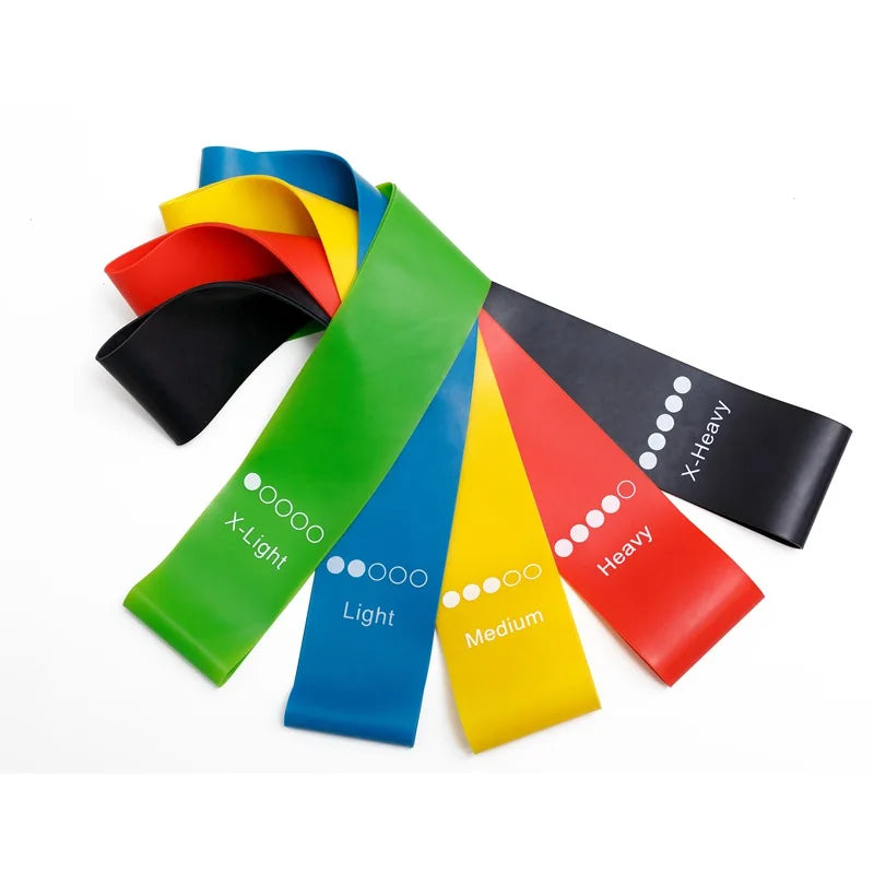 Yoga and Exercise Resistance Bands Set ‚Äì 5 Durable Bands for Strength, Flexibility, and Fitness Training image 25
